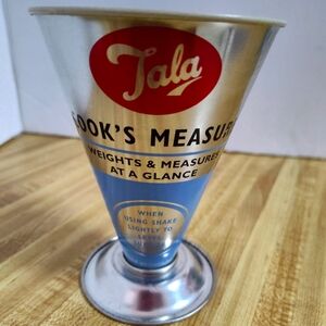 Tala Cook's Dry Measure Imperial & Metric Measuring Cup - Vintage England EUC